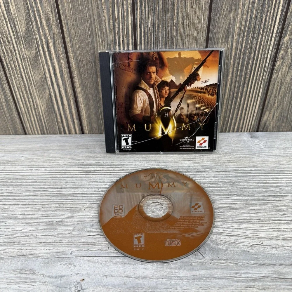 The Mummy PC Game Windows 2000 Konami Complete CIB